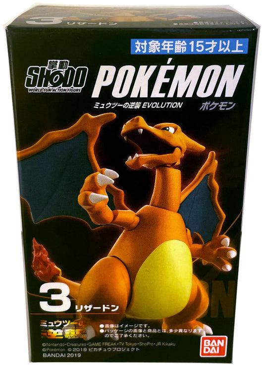 Pokemon Shodo - Mewtwo com Armadura - Original Bandai