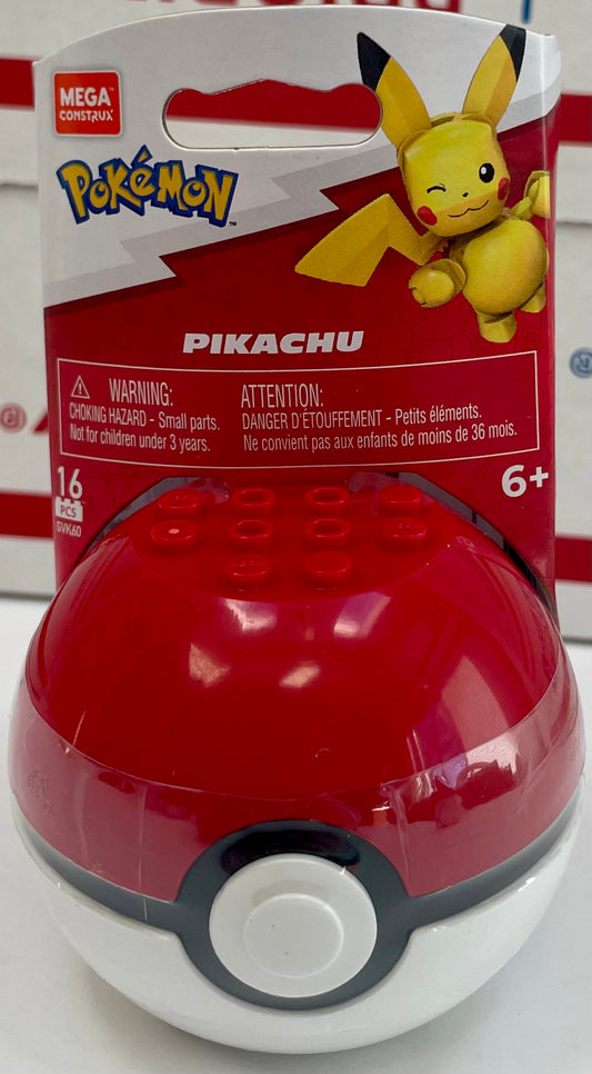 Pokemon Mega Construx Evergreen Poke Ball Pikachu