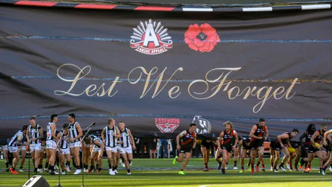 Annual AFL ANZAC Day Match between Collingwood and Essendon.