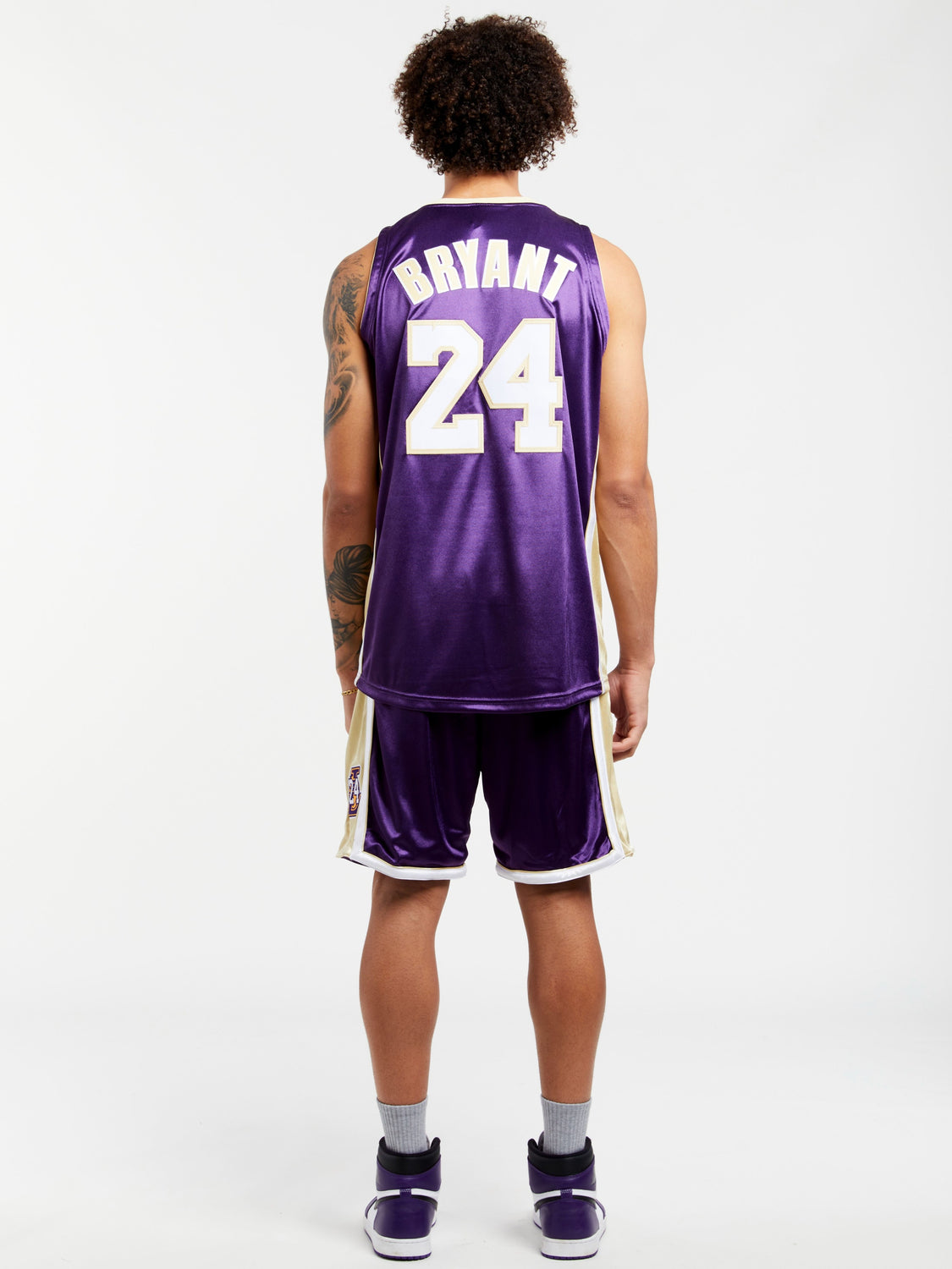 Lebron James Lakers Jersey (Swingman) S-3XL 4XL 5XL Purple, Gold Big & Tall