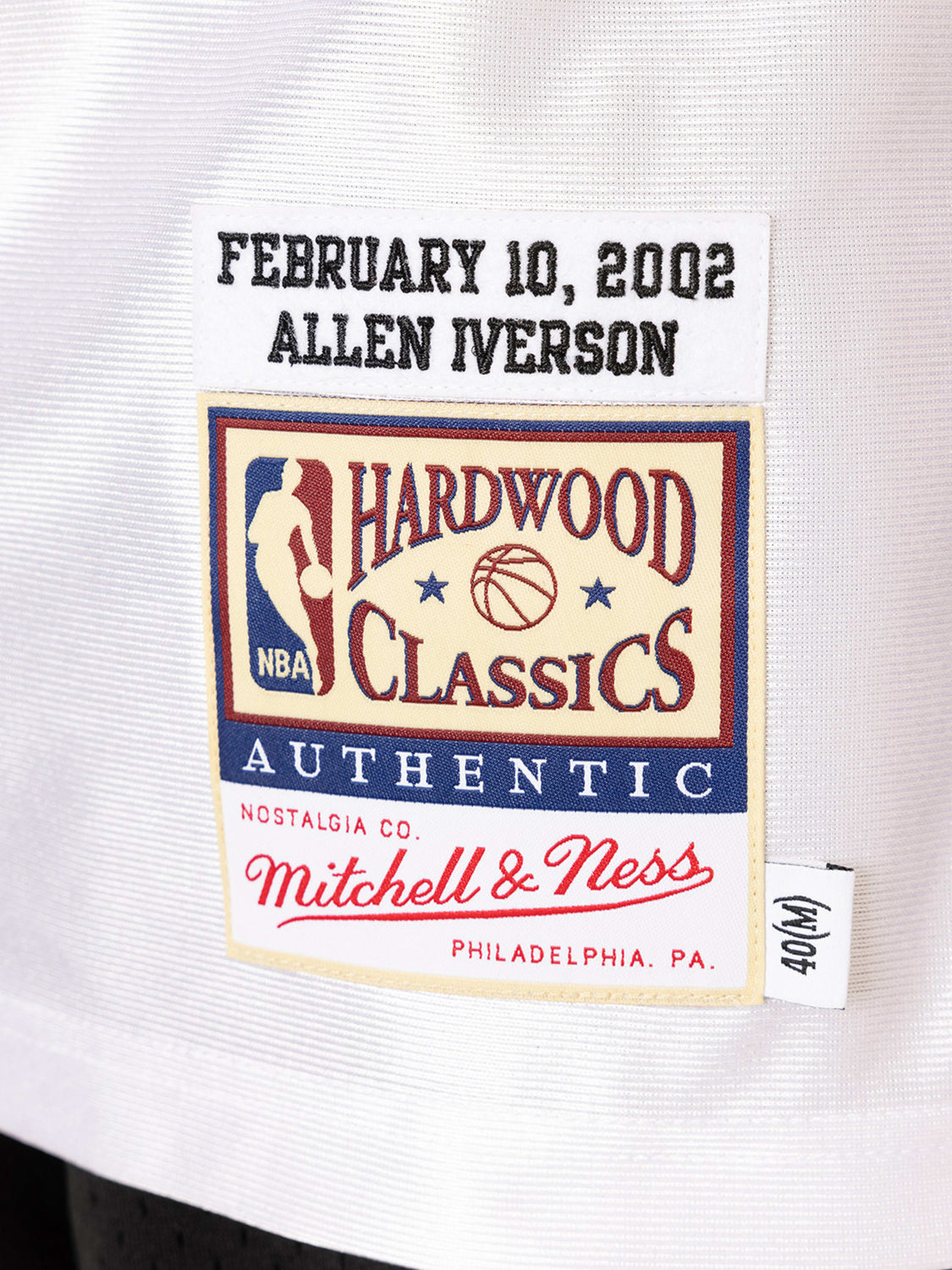 Mitchell & Ness Allen Iverson 2002 All-Star East Authentic Jersey White