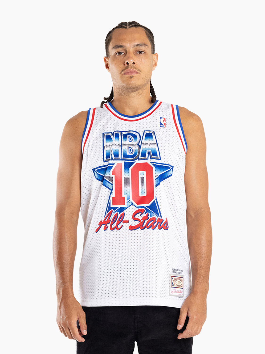 Mitchell & Ness NBA SWINGMAN JERSEY ALL-STAR EAST 1992-93 DENNIS RODMAN #10  White - WHITE