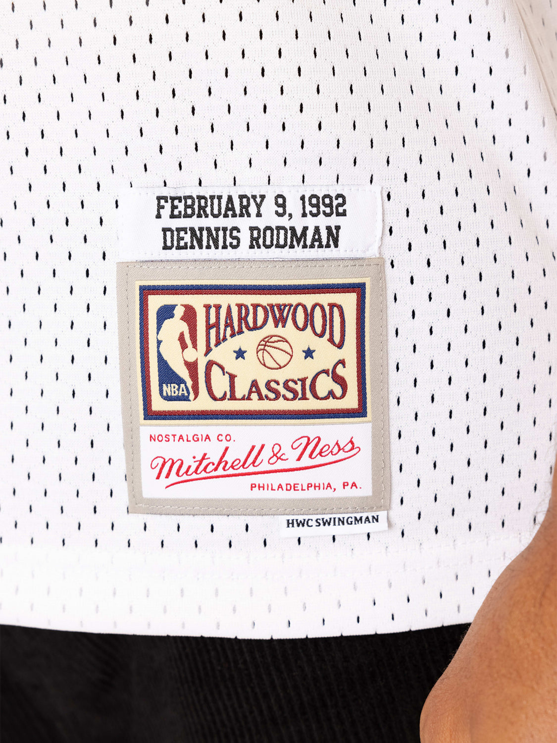 Men's Mitchell & Ness Dennis Rodman White Eastern Conference Hardwood  Classics 1992 NBA All-Star Game Swingman Jersey