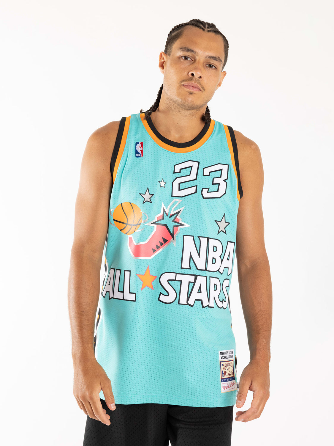 Mitchell & Ness 1996 All Star GAME EAST 🌶 Michael JORDAN AUTHENTIC  TEAL JERSEY