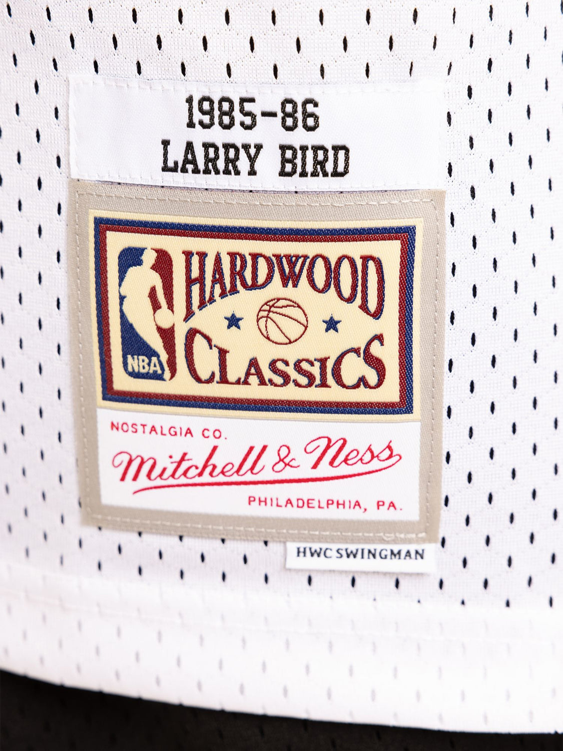 Mitchell Ness Larry Bird Celtics 85-86 HWC jersey