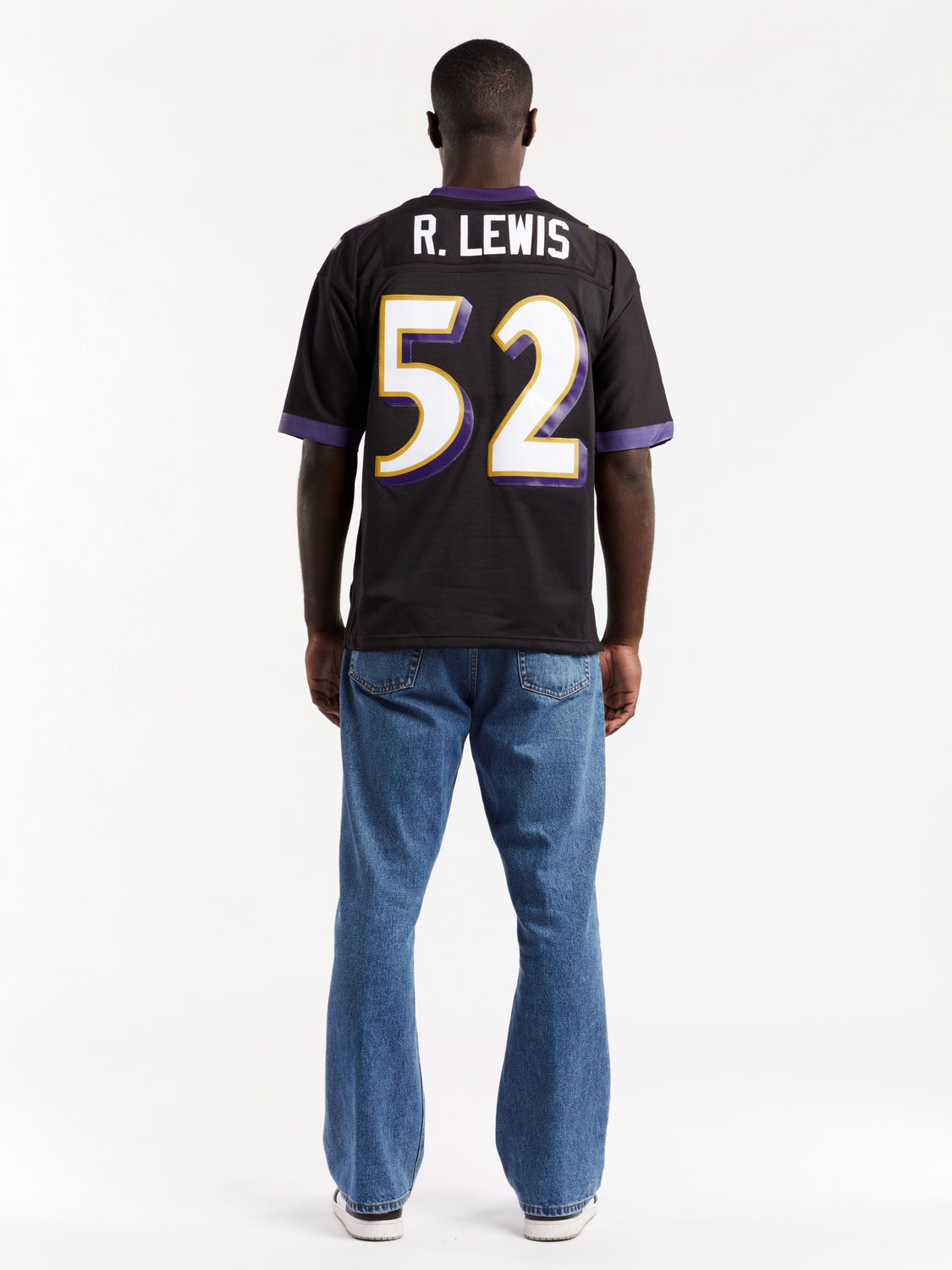 BALTIMORE RAVENS RAY LEWIS MITCHELL & NESS LEGACY JERSEY ADULT 4XLARGE  NEW W TAG