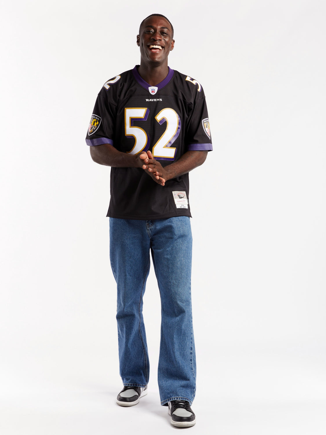 Mitchell & Ness Ray Lewis Baltimore Ravens Men's Black NFL Legacy