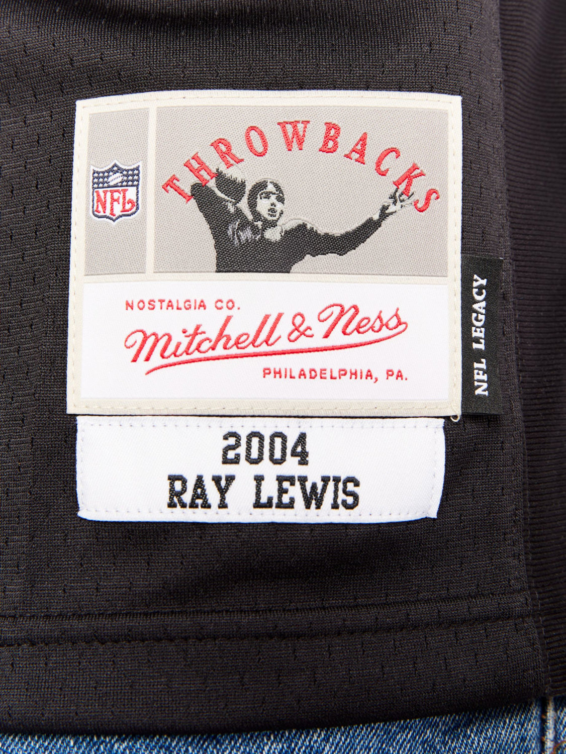 Mitchell & Ness Ray Lewis Baltimore Ravens Men's Black NFL Legacy Jersey