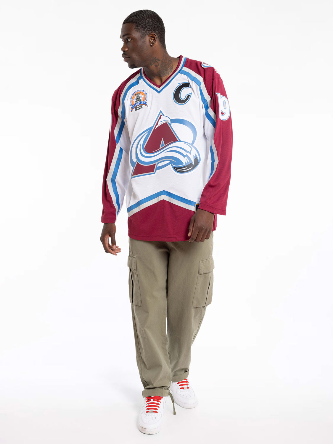 Joe Sakic Colorado Avalanche Mitchell & Ness Name & Number T