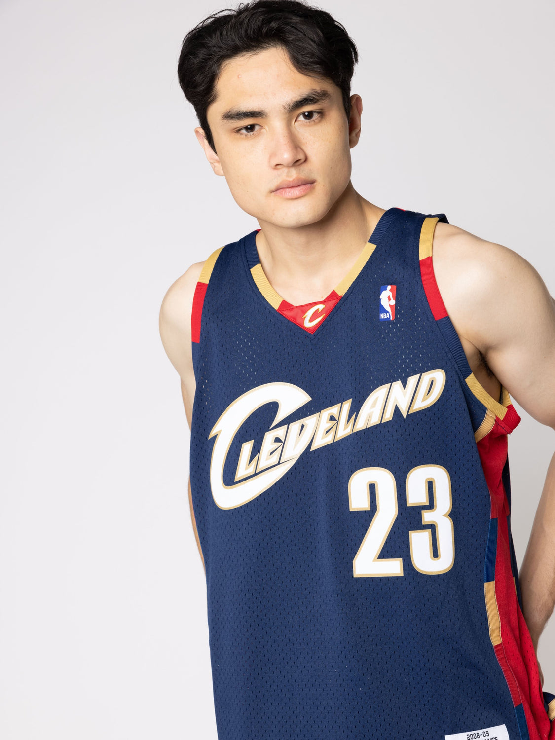 Cleveland Cavaliers LeBron James Navy Blue Swingman Jersey