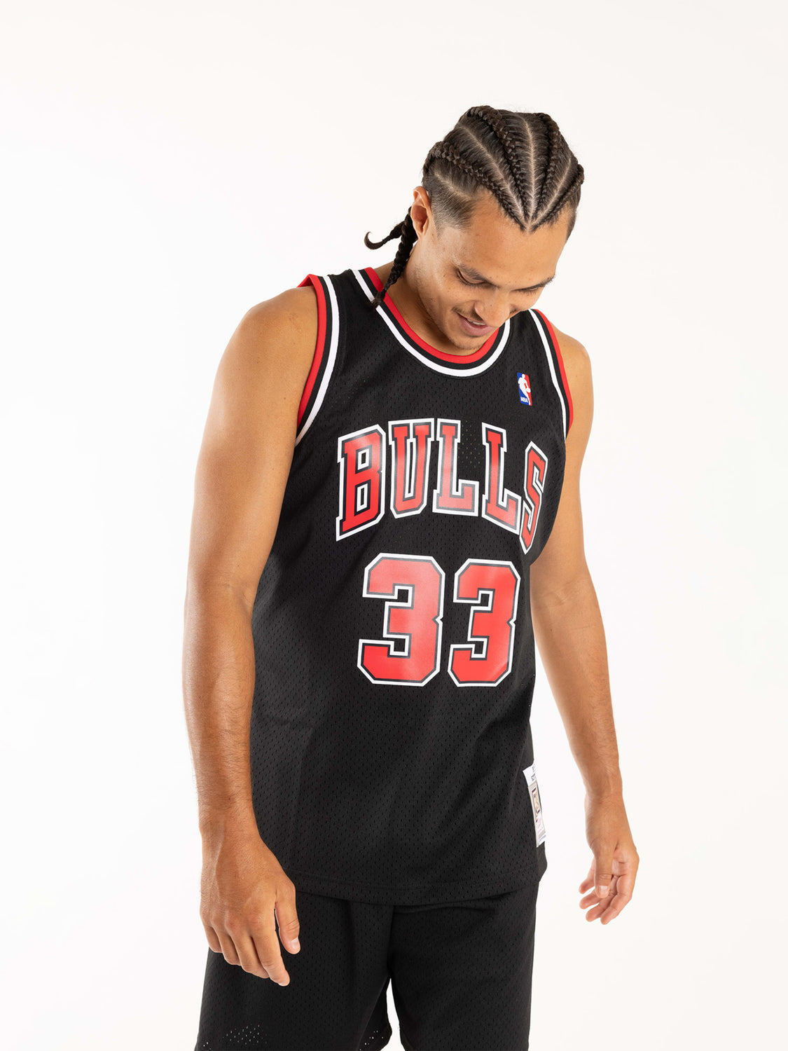 Chicago Bulls Scottie Pippen 1997-98 Hardwood Classics Alternate Swingman  Jersey By Mitchell & Ness - Black 