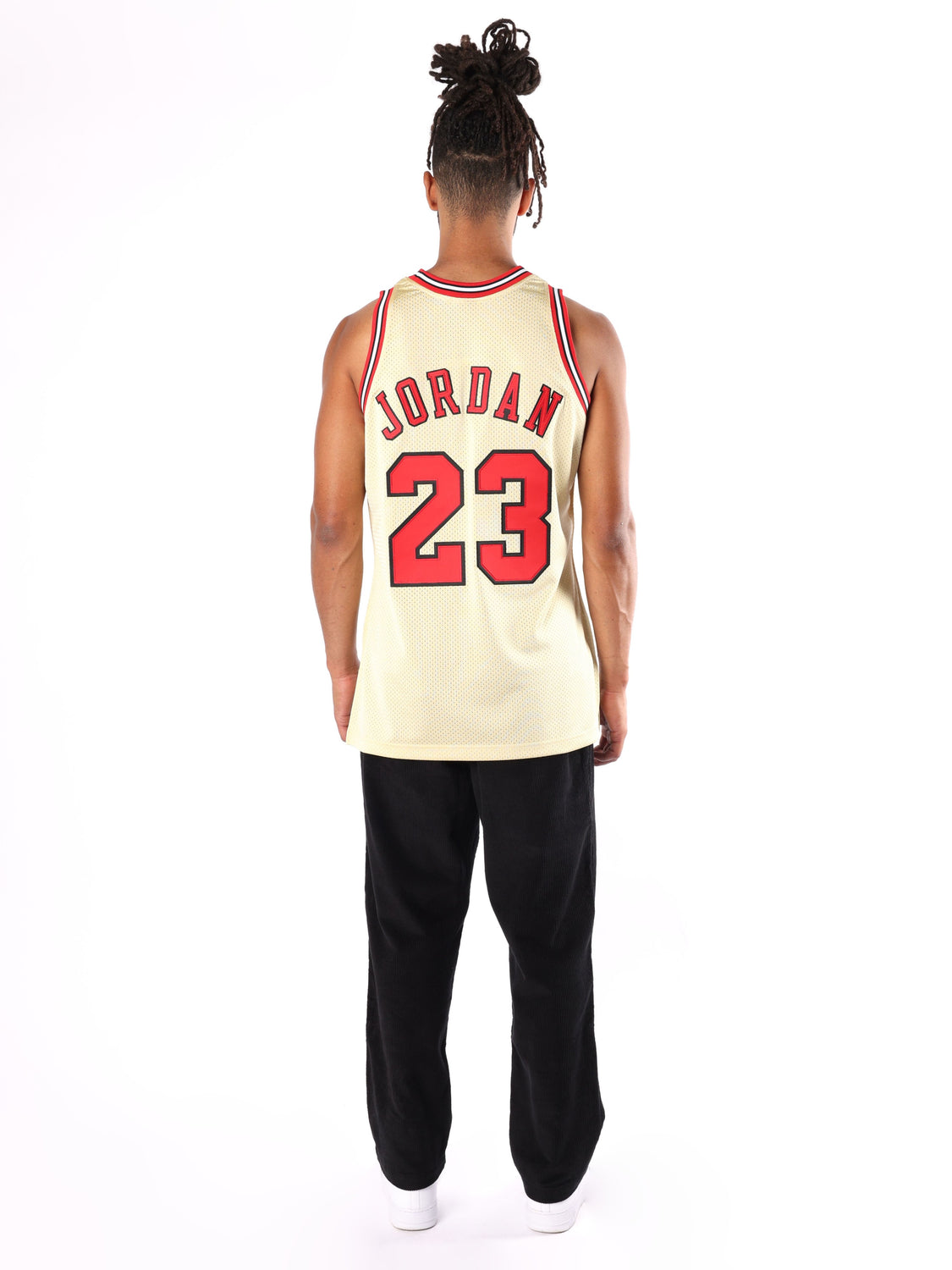 Men's Mitchell & Ness Michael Jordan Gold Chicago Bulls 1995-96