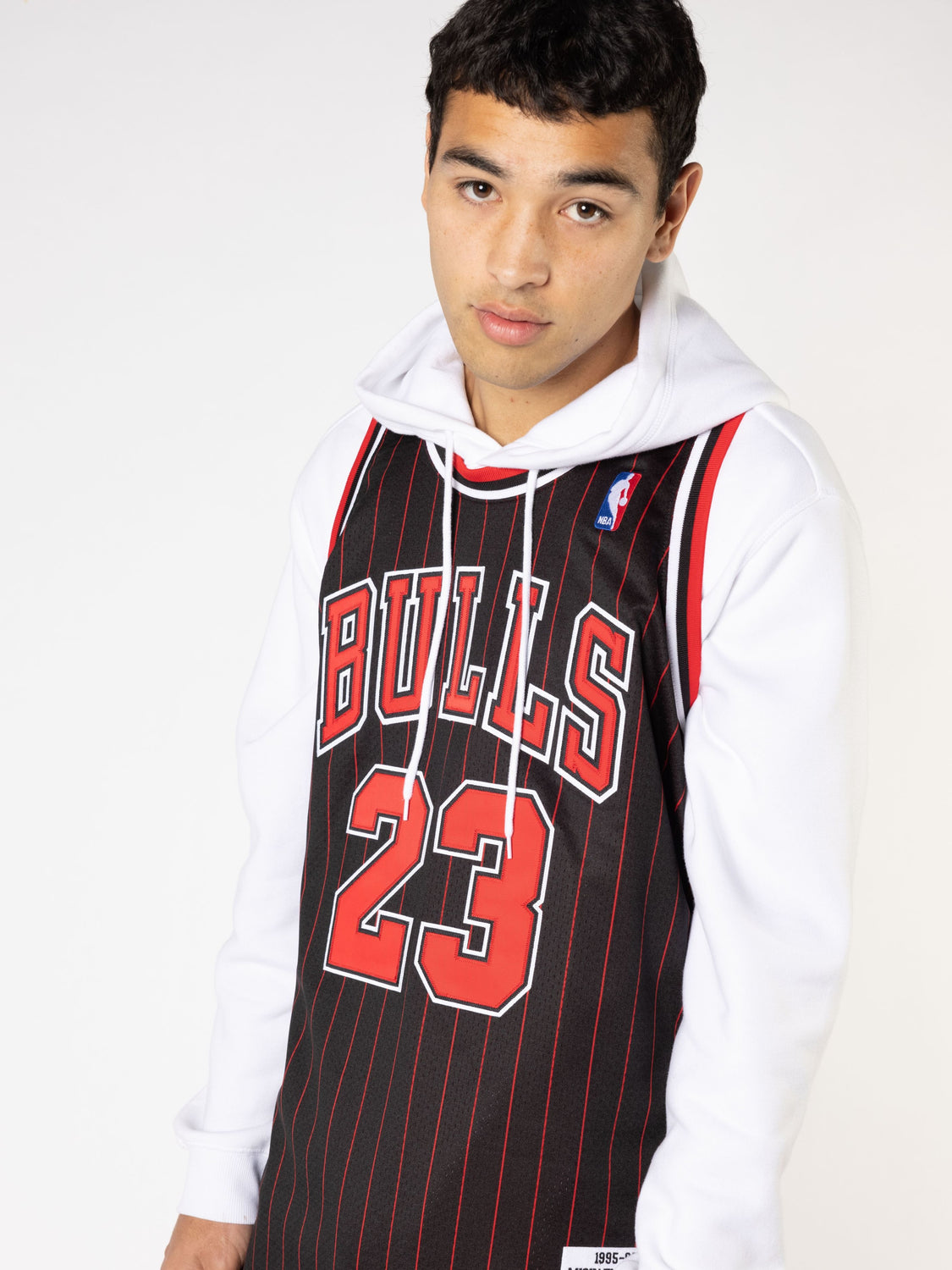 Mitchell And Ness x NBA Men Chicago Bulls Michael Jordan Jersey -  Alternative 96 black