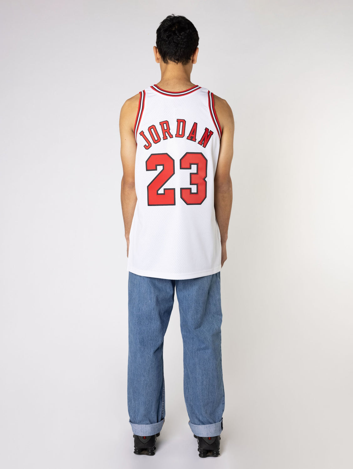Michael Jordan 1982 Chicago Bulls #23 Vintage Nike Flight swingman red  white NBA in 2023