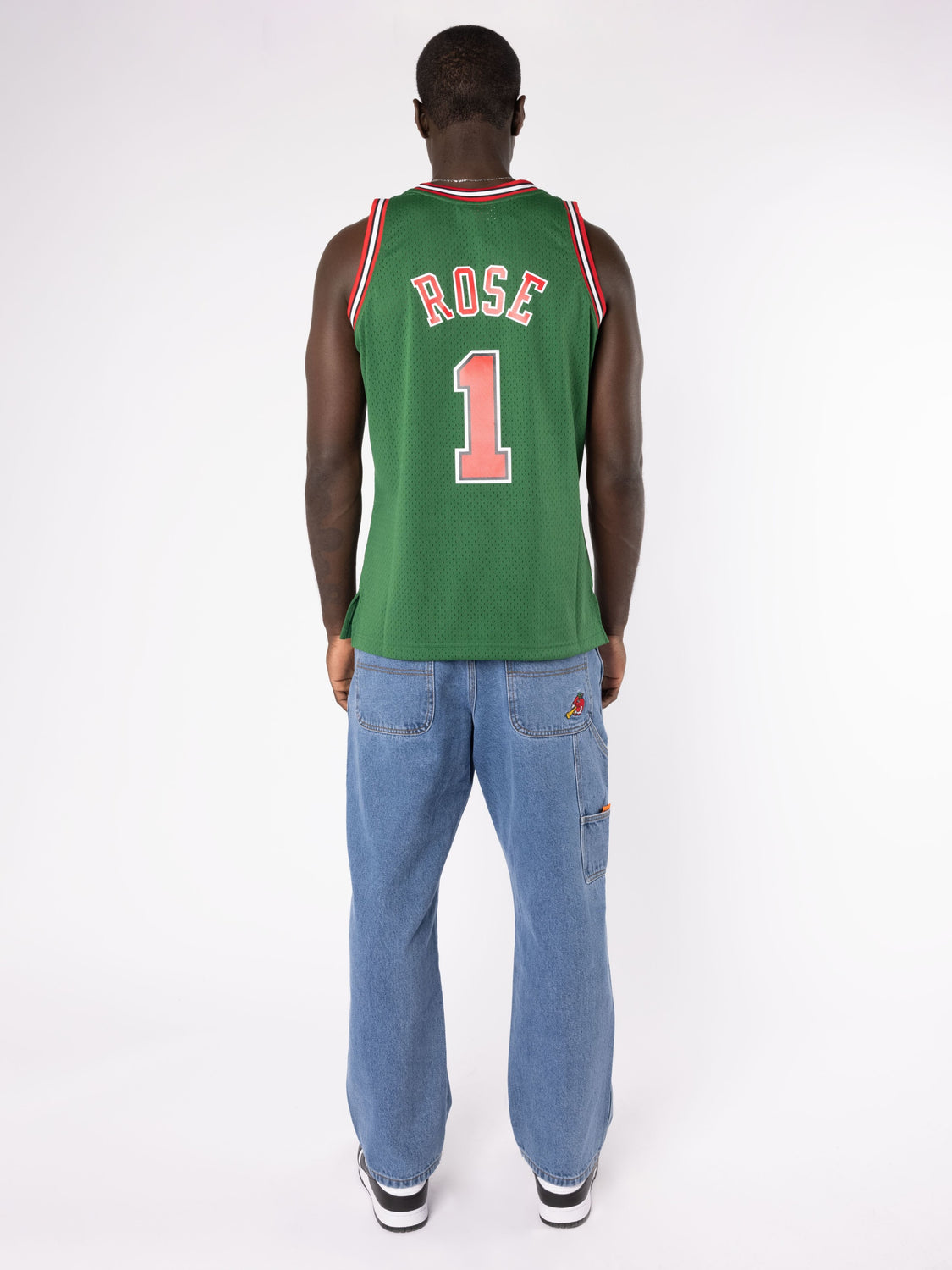 Mitchell & Ness Derrick Rose Chicago Bulls Green Hardwood Classics 2008-09 Authentic Jersey