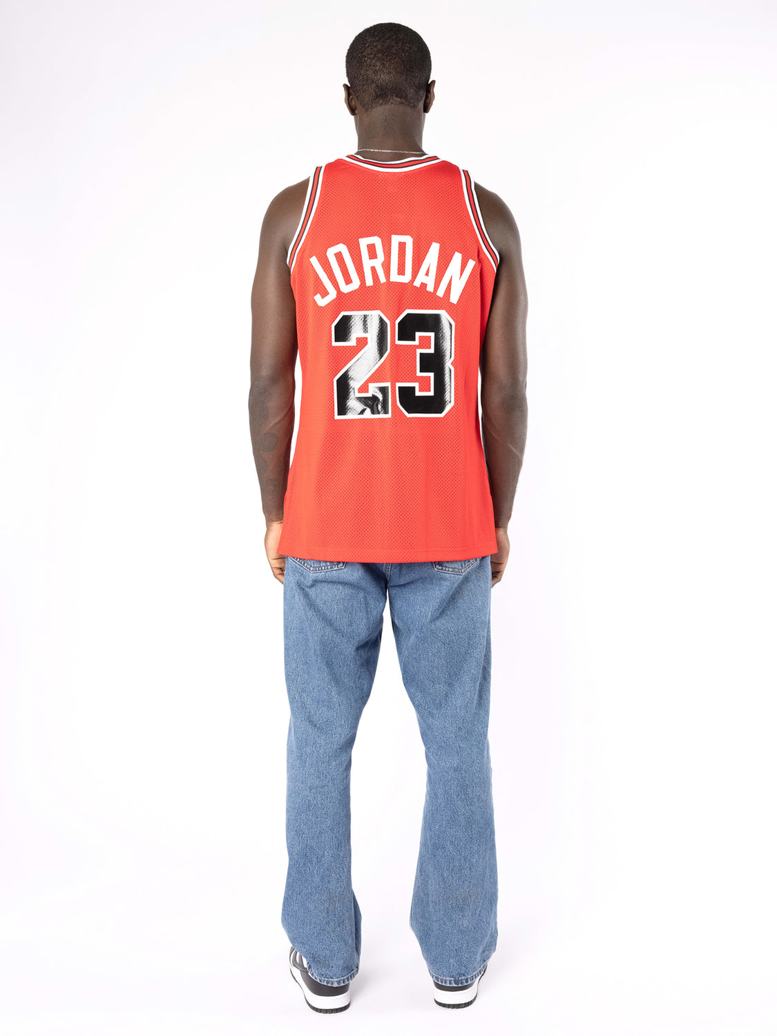 Chicago Bulls Michael Jordan 1994-95 Road 45 Authentic Jersey By Mitchell &  Ness - Red - Mens