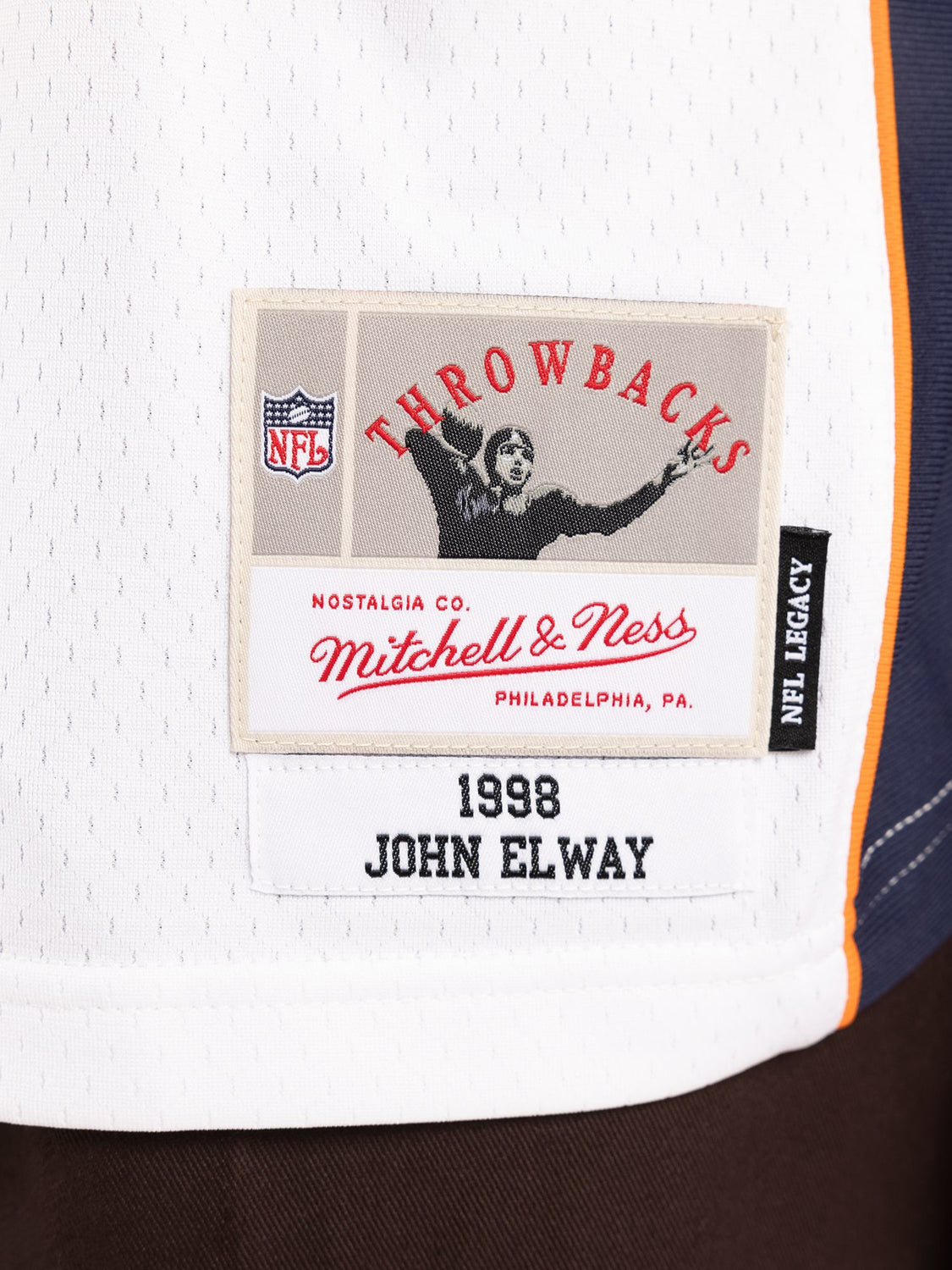 Legacy Denver Broncos John Elway 1998 White Jersey