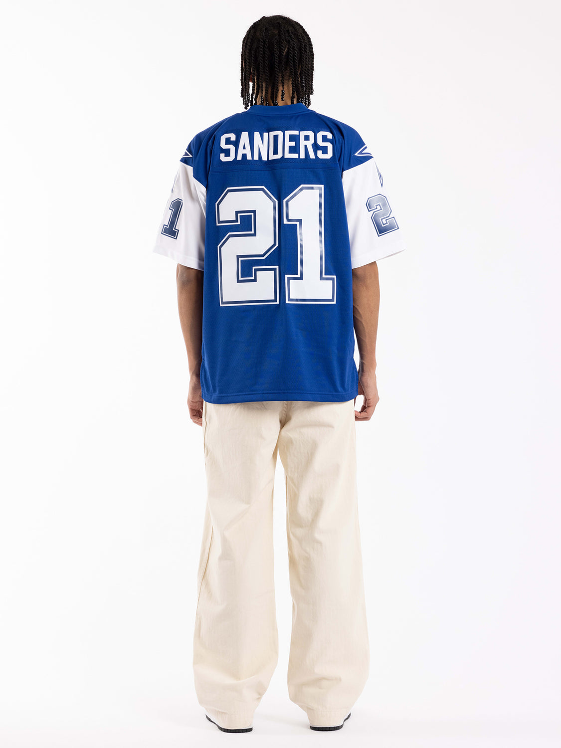 Men's Mitchell & Ness Deion Sanders Royal Dallas Cowboys 1996