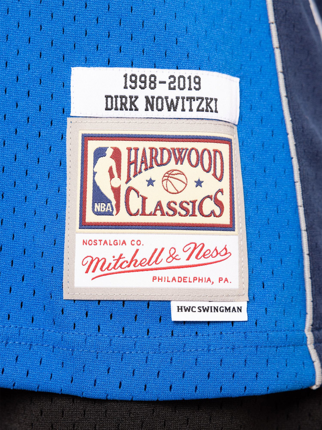 Dallas Mavericks Mitchell & Ness 2023 Dirk Nowitzki Hall of Fame Swingman Jersey 3XL / Royal / Black