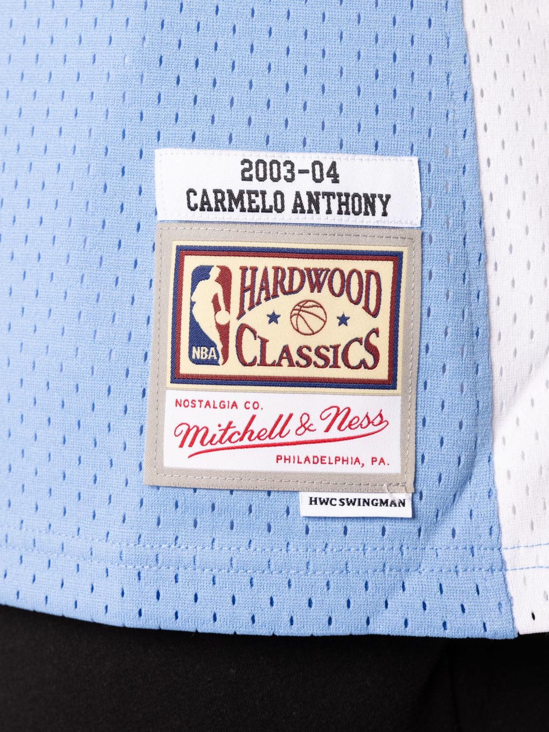 Mitchell & Ness Swingman Carmelo Anthony Denver Nuggets Road 2003-04 Jersey