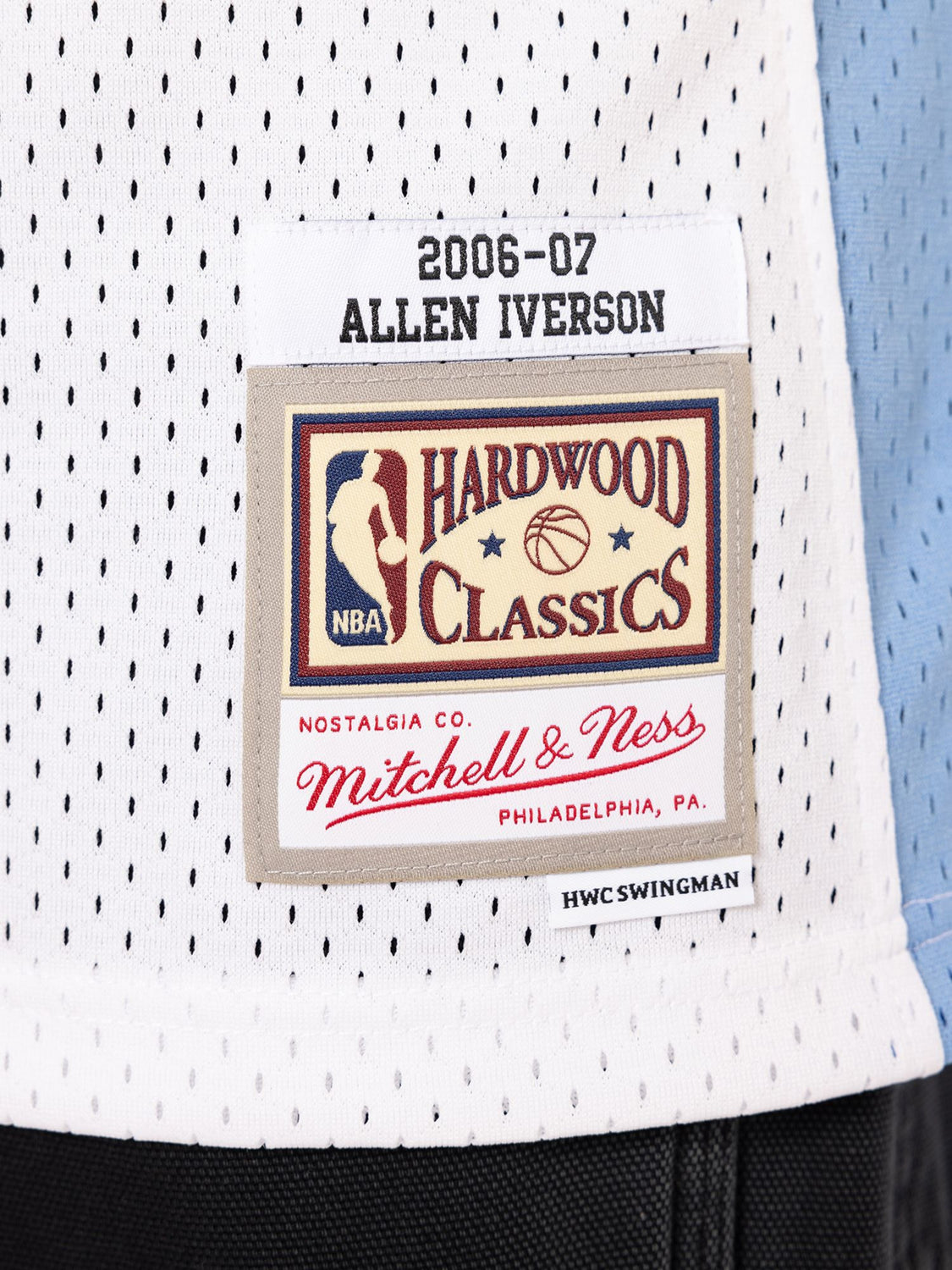 Youth Mitchell & Ness Allen Iverson White Denver Nuggets 2006-07 Hardwood Classics Swingman Jersey