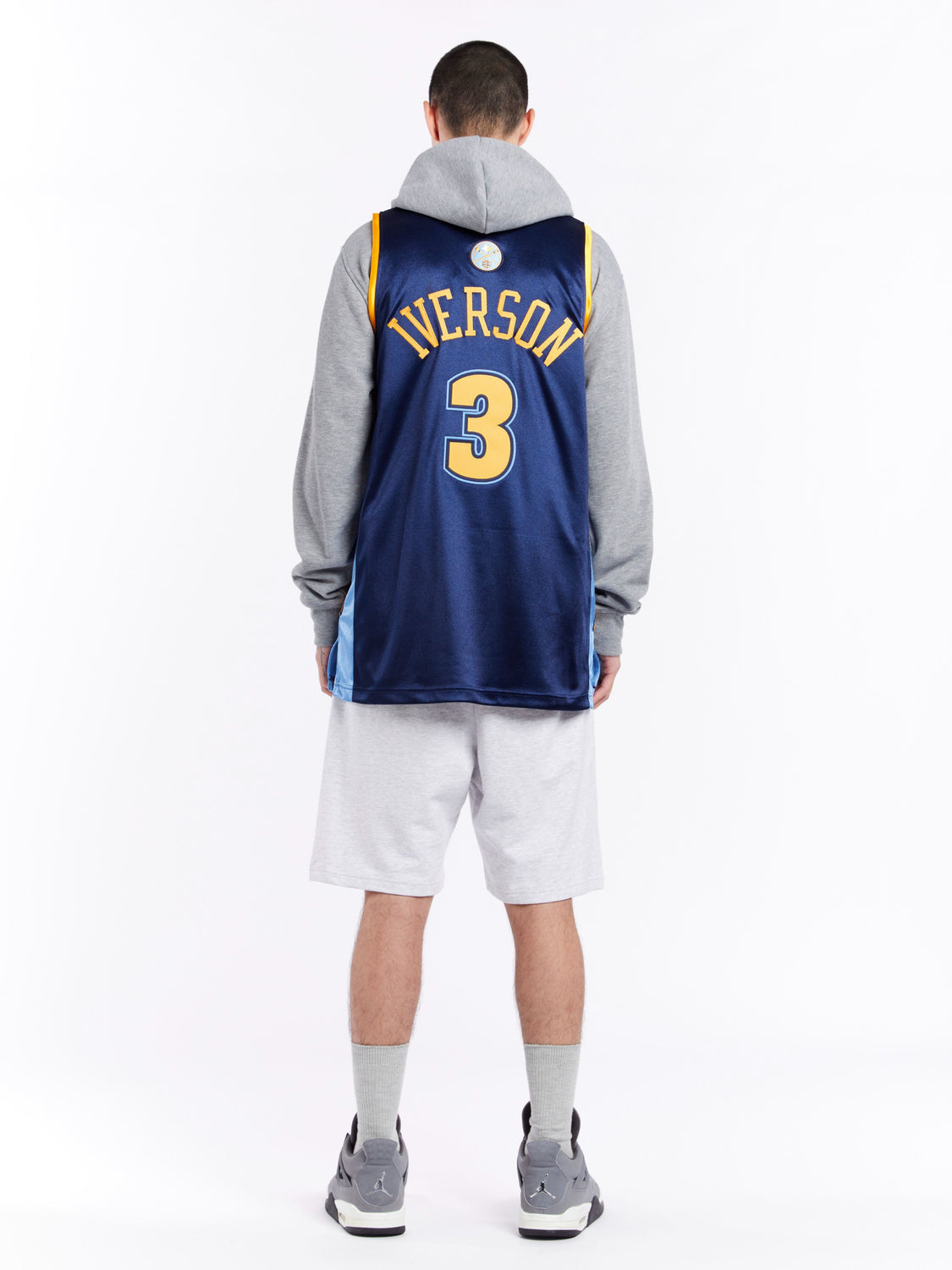 NWT Denver Nuggets Allen Iverson Mitchell & Ness Reload Swingman