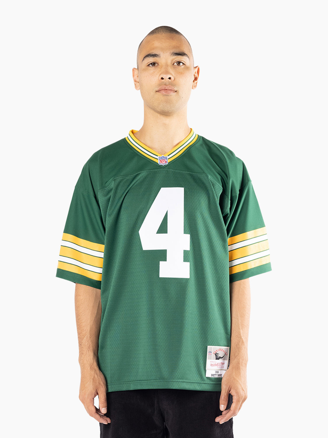 mitchell and ness brett favre jersey