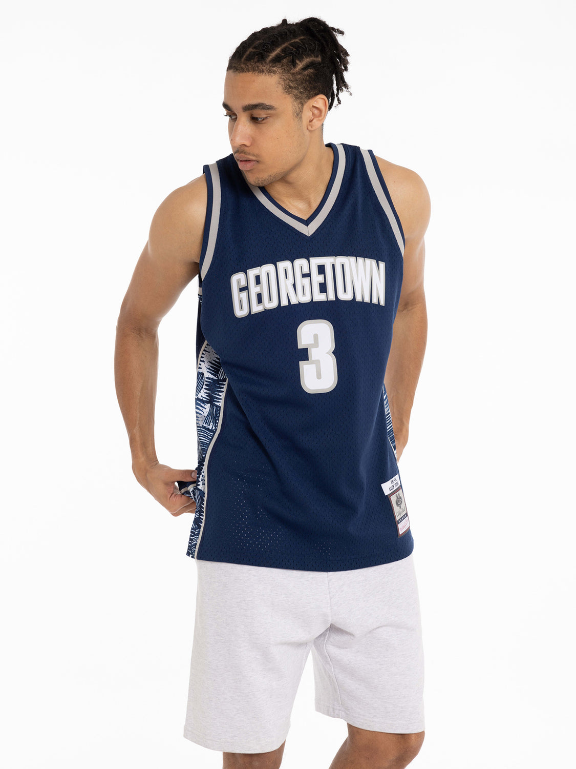 Allen Iverson Georgetown Mitchell & Ness Swingman Jersey