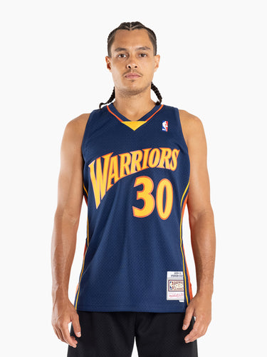 Men's Fanatics Branded Stephen Curry Navy Golden State Warriors Fast Break Replica Player Jersey - Statement Edition, 4XL