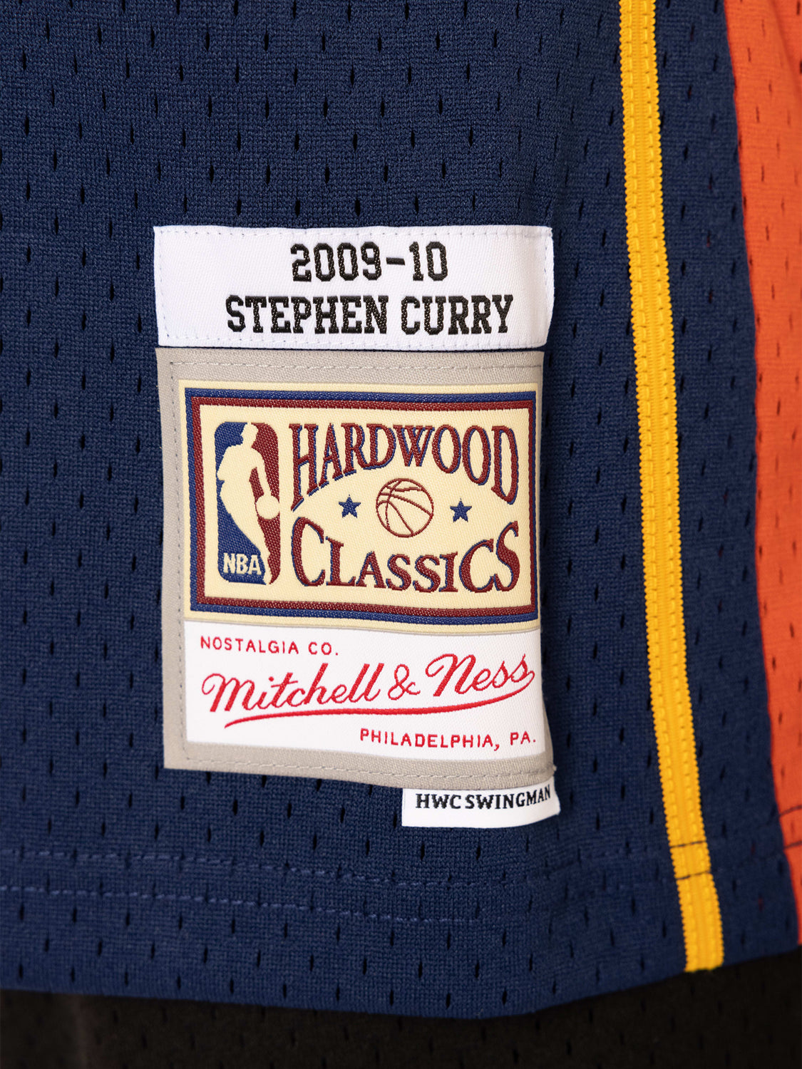 Golden State Warriors Stephen Curry 2009 - 10 Hardwood Classics Jersey -  Navy - Youth