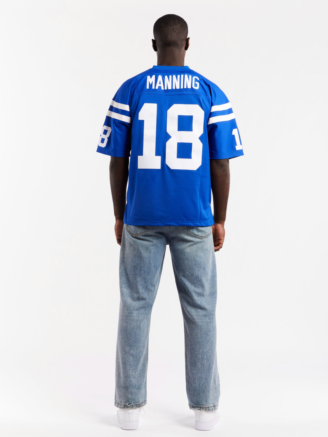 Men's Mitchell & Ness Peyton Manning Royal Indianapolis Colts 1998  Authentic Throwback Retired Player Jersey