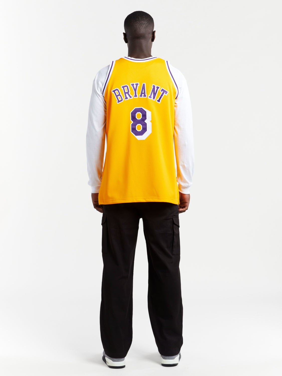 Kobe Bryant 96 Gold L.A Lakers Authentic Jersey