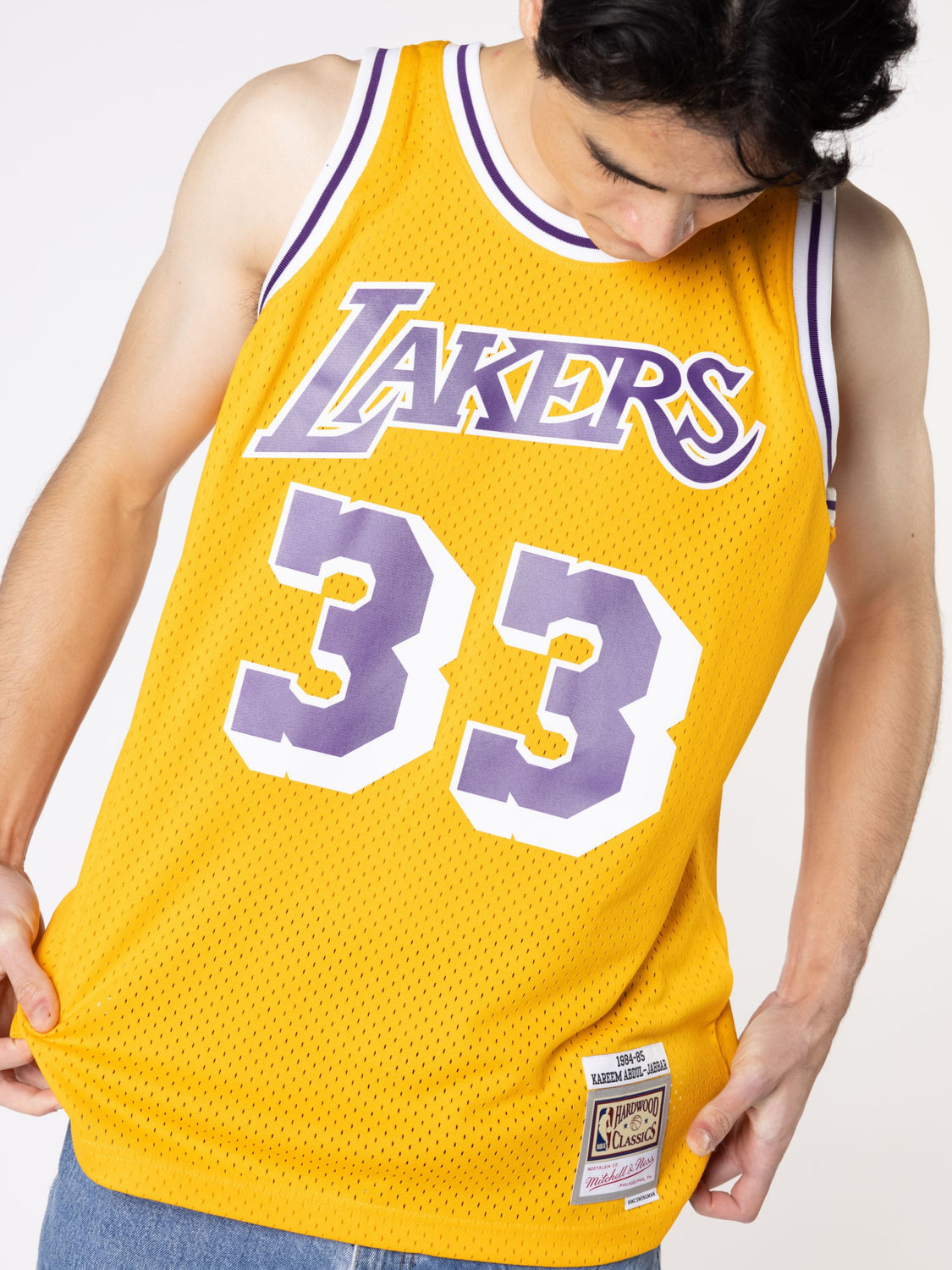 Mitchell & Ness Swingman Jersey Los Angeles Lakers 1984-85 Kareem Abdul-Jabbar