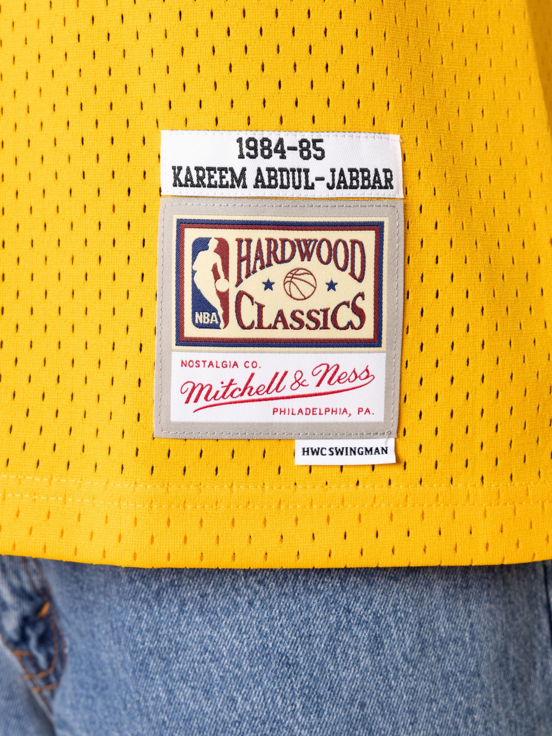 Mitchell & Ness NBA Los Angeles Lakers 83 Kareem Abdul-Jabbar Swingman