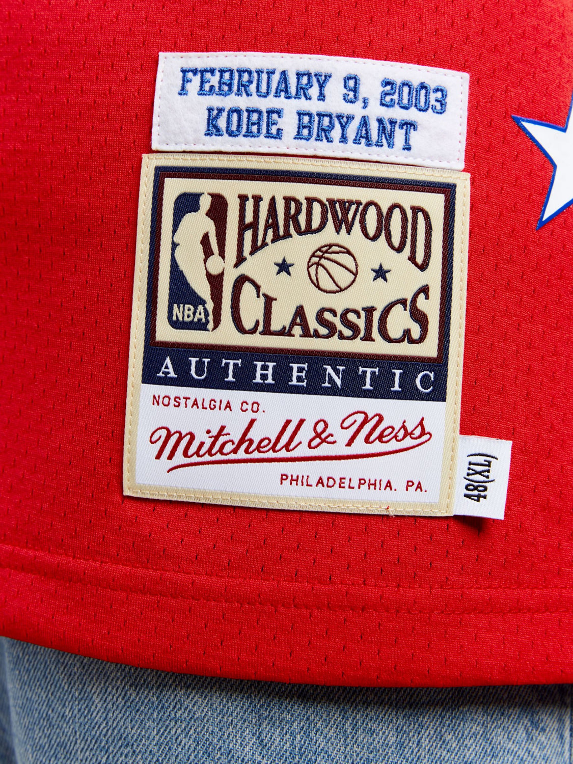Kobe Bryant Western Conference Mitchell & Ness 2003 All-Star Hardwood  Classics Authentic Jersey - Red