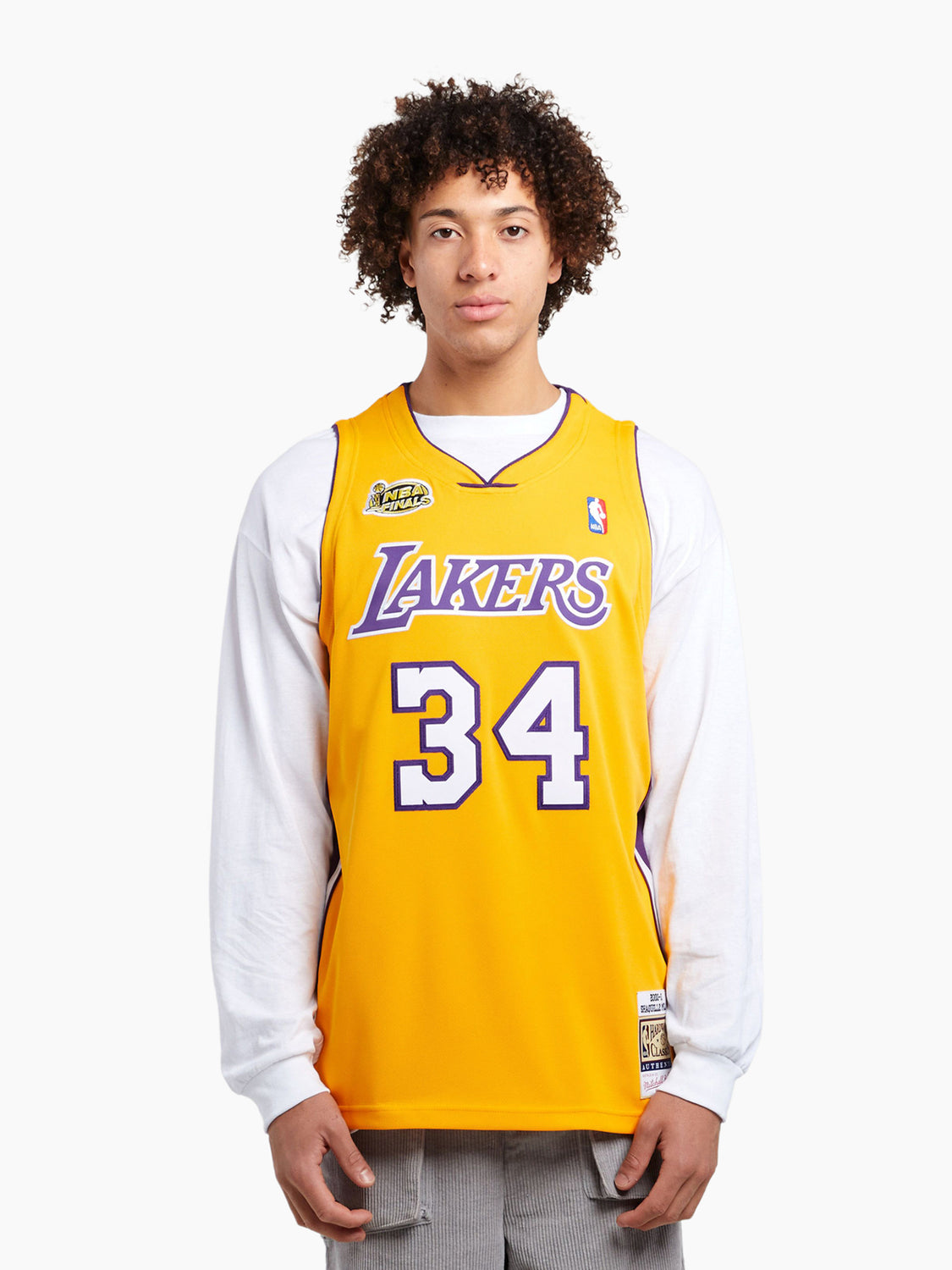 2000's LA LAKERS O'NEAL #32 MITCHELL & NESS TRAINING JERSEY (REVERSIBL -  Classic American Sports