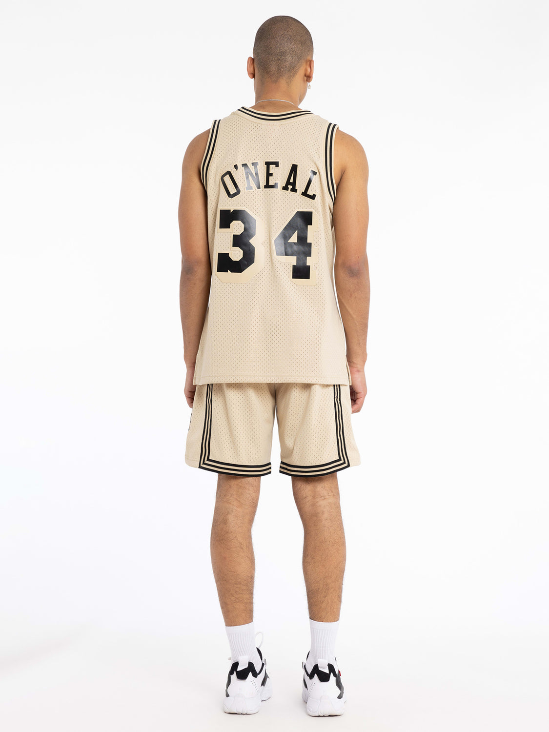 Shaquille O'Neal Men's Los Angeles Lakers Mitchell & Ness Swingman Jersey - Khaki 23 Khaki / S