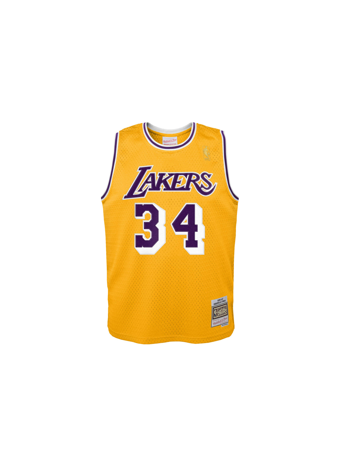 100% Authentic Shaquille O'Neal Mitchell Ness 96 97 Lakers Jersey