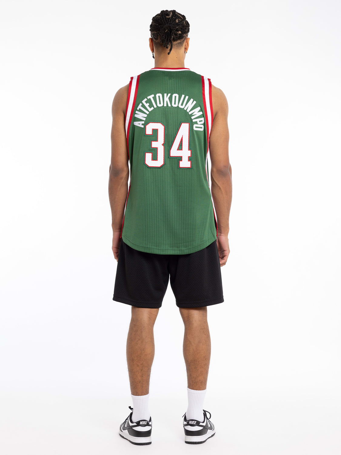 Mitchell & Ness Authentic Giannis Antetokounmpo Milwaukee Bucks Home 2013-14 Jersey