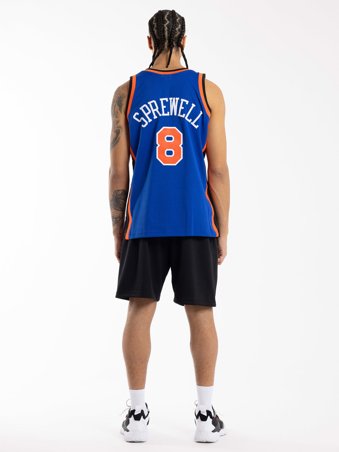 Latrell Sprewell Mitchell & Ness 98-99 Road Swingman Jersey