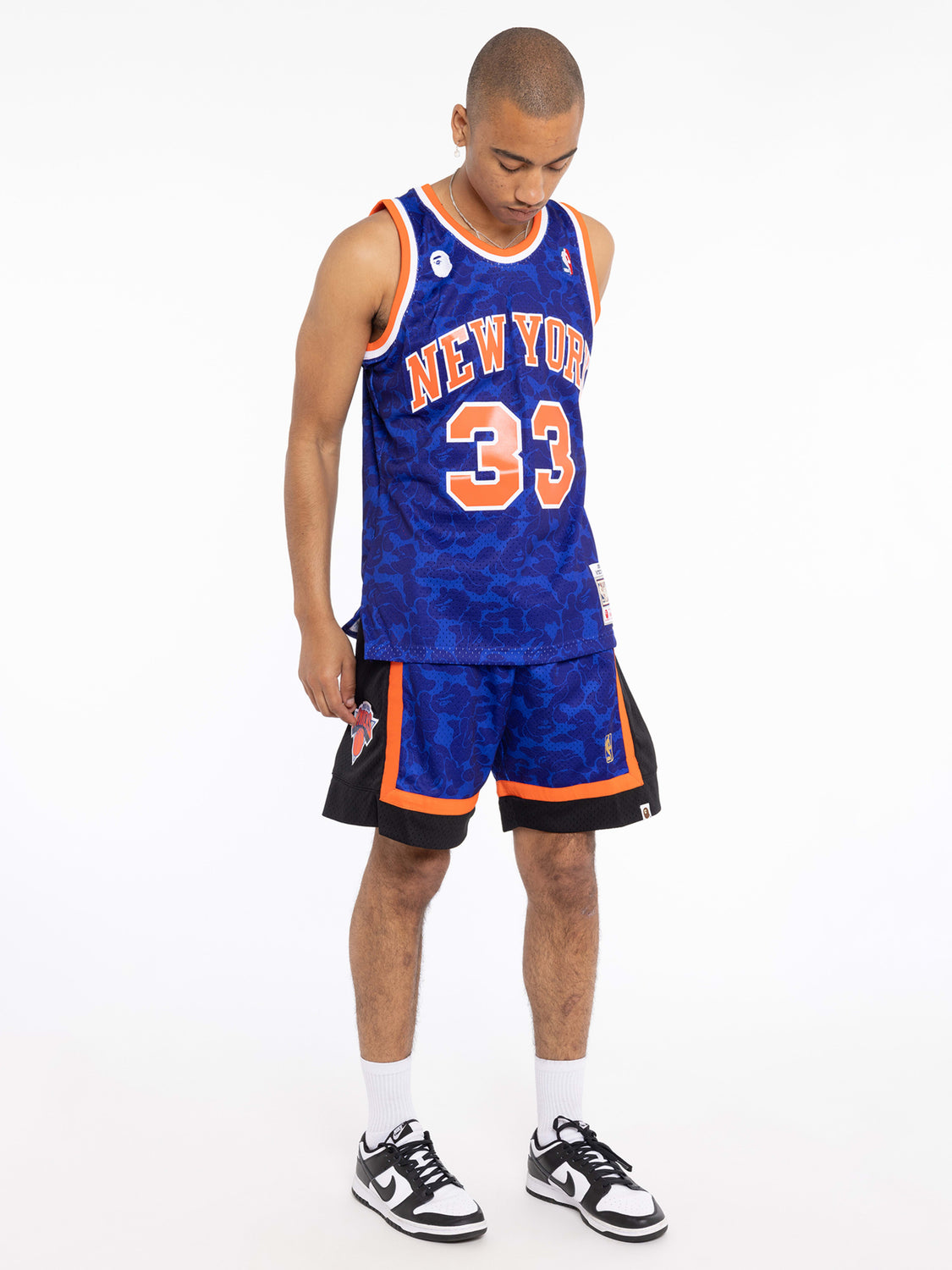 BAPE X MITCHELL & NESS NEW YORK KNICKS JERSEY TANK TOP MENS