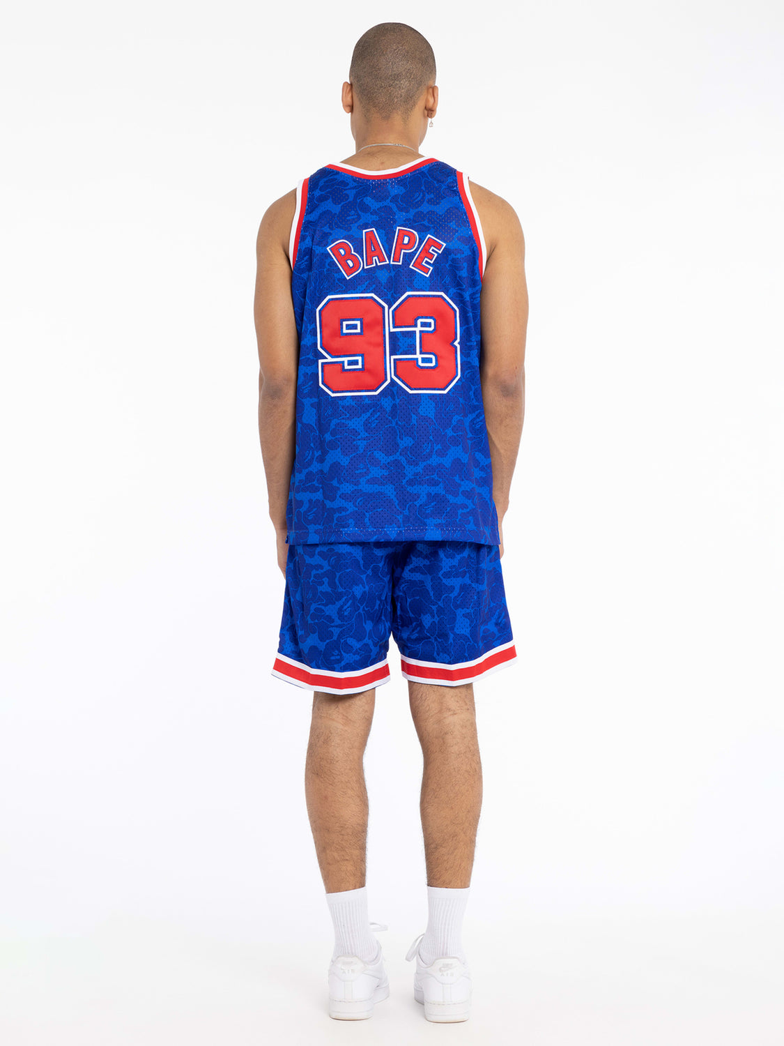 Mitchell & Ness NBA New Jersey Nets Swingman Tank In Blue