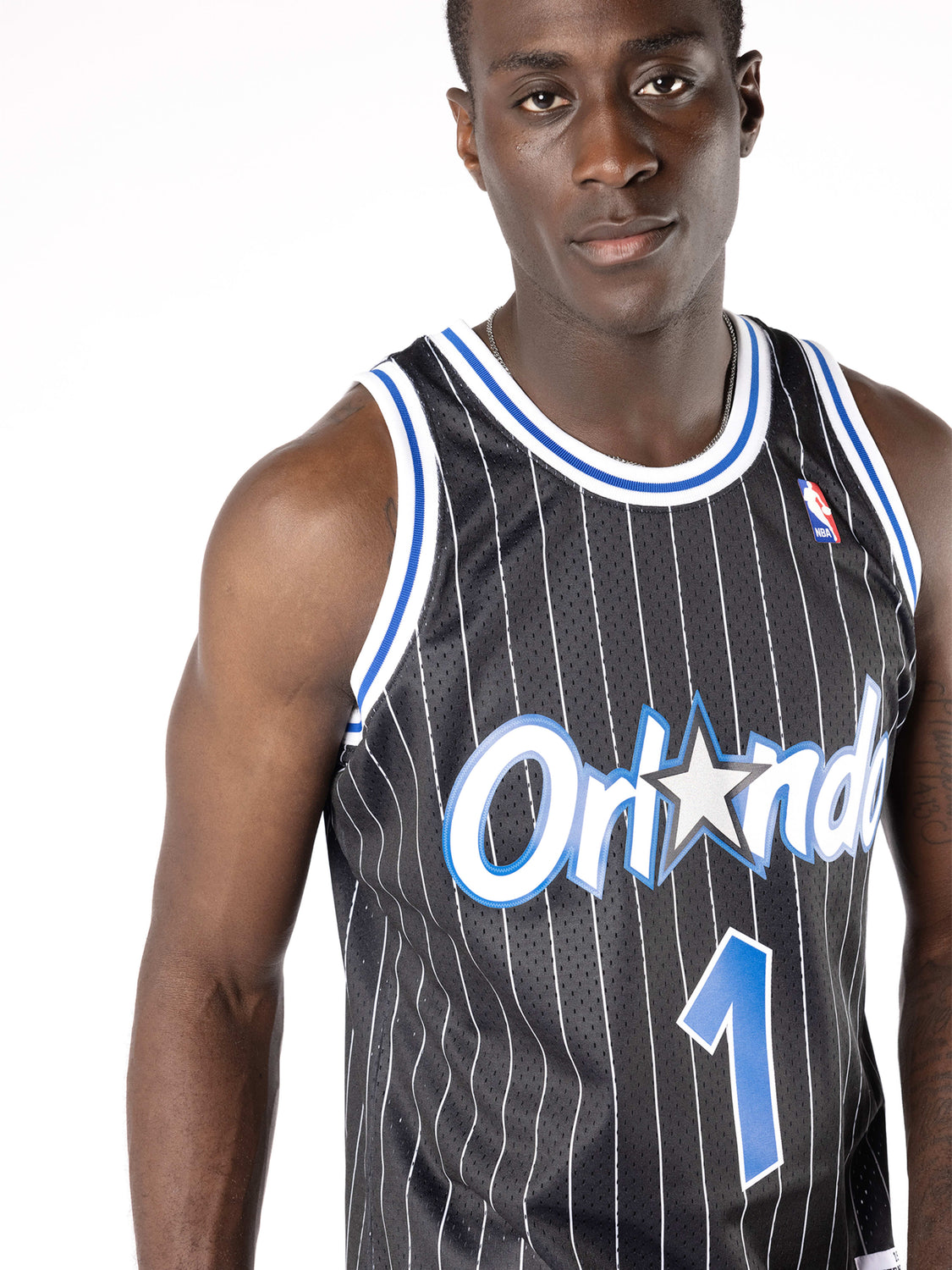 Mitchell & Ness Mens Anfernee Hardaway Orlando Magic Swingman Jersey 'Black', S