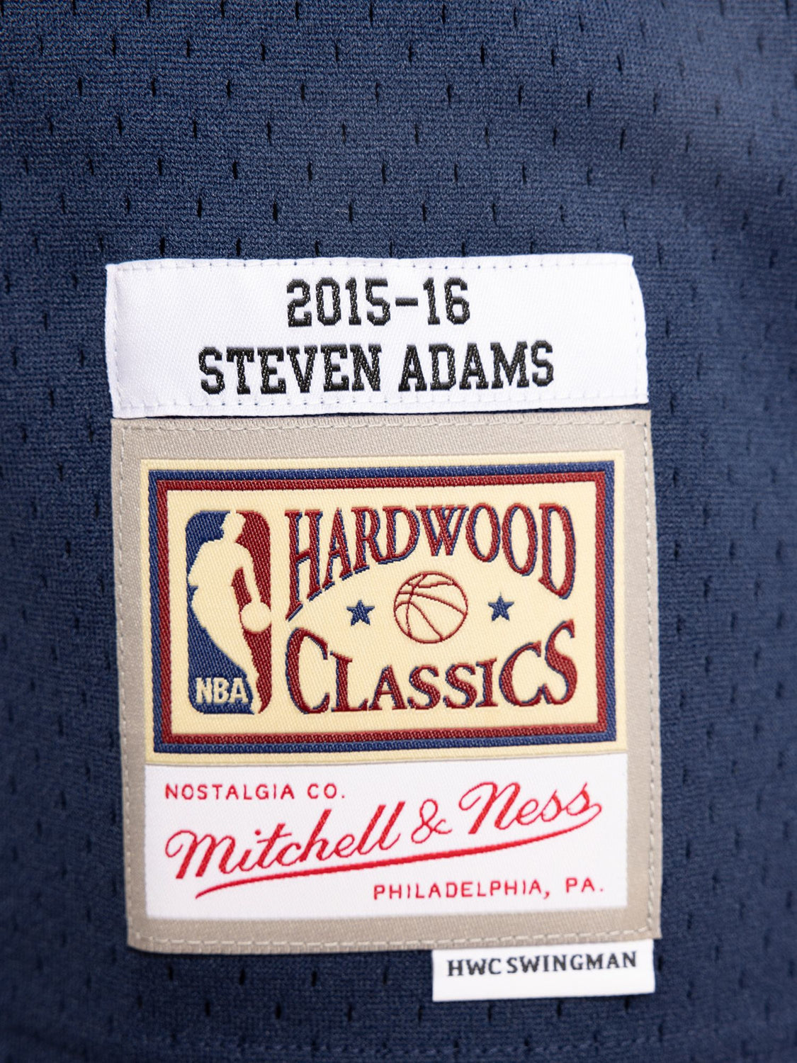Steven Adams Oklahoma City Thunder Mitchell & Ness Hardwood Classics  Swingman Jersey - Navy