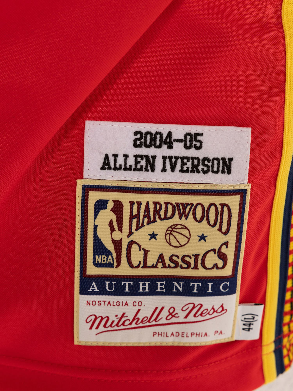 Authentic Allen Iverson Philadelphia 76ers Alternate 2004-05
