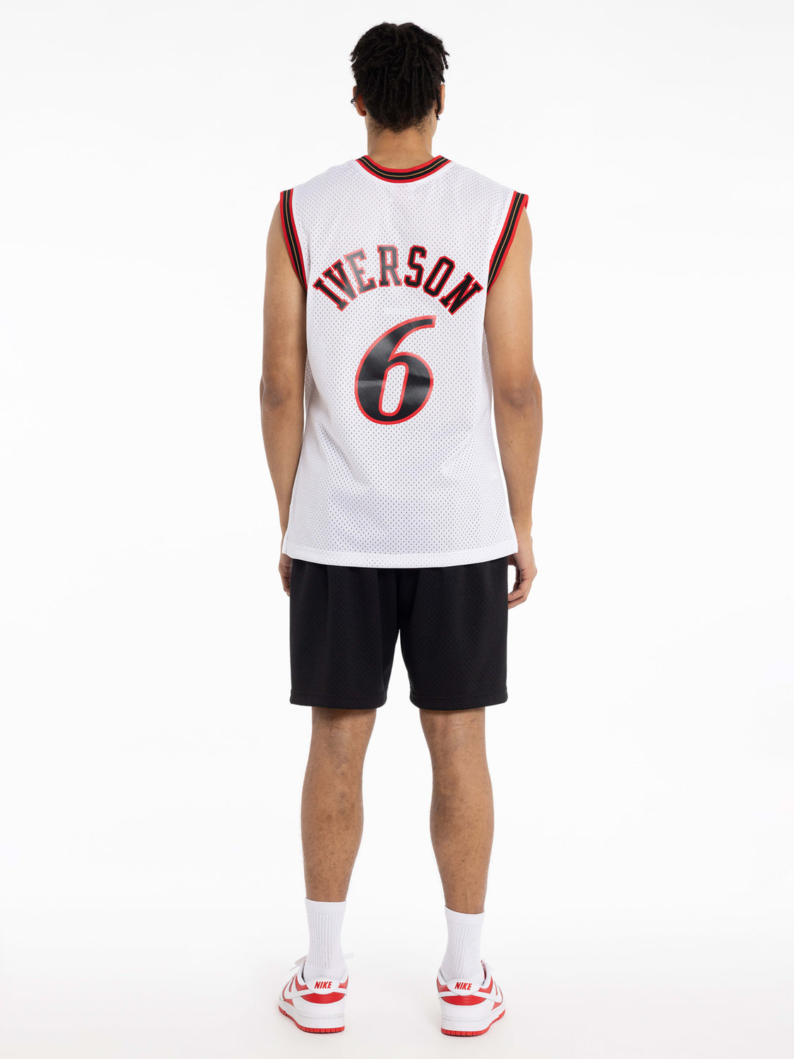 New NBA Authentics  Allen Iverson Syracuse Nats Jersey & Short - Mitchell  And Ness