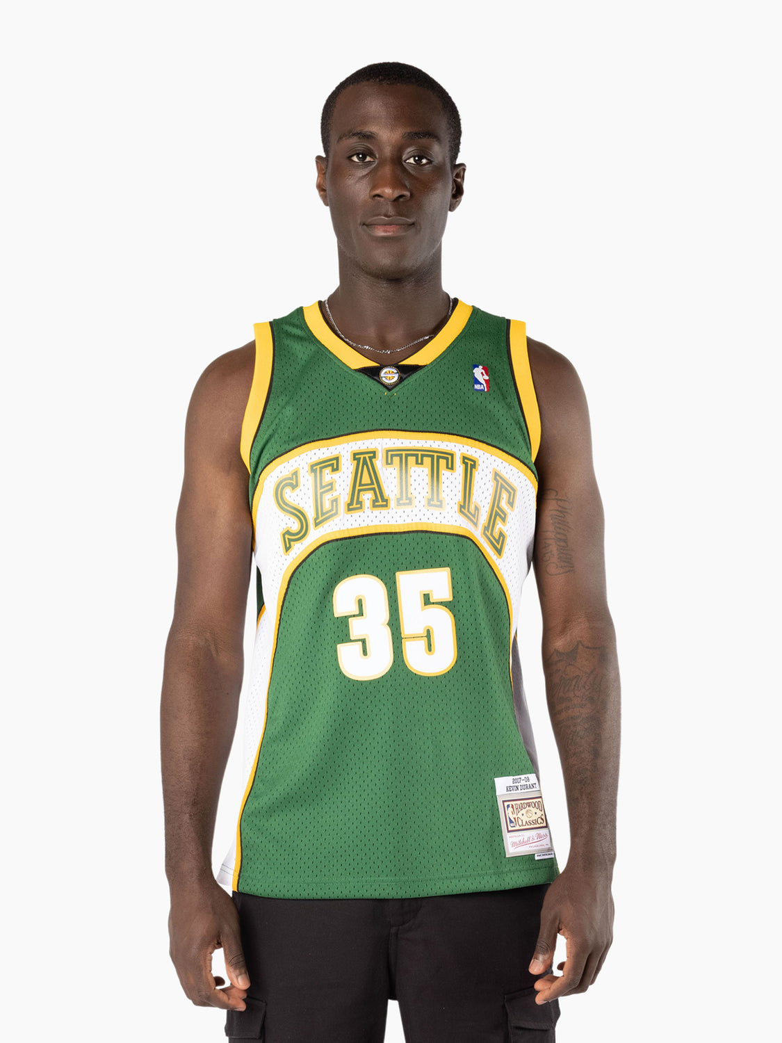 Mitchell & Ness Kevin Durant Seattle Supersonics Jersey Tank Top in Green  for Men