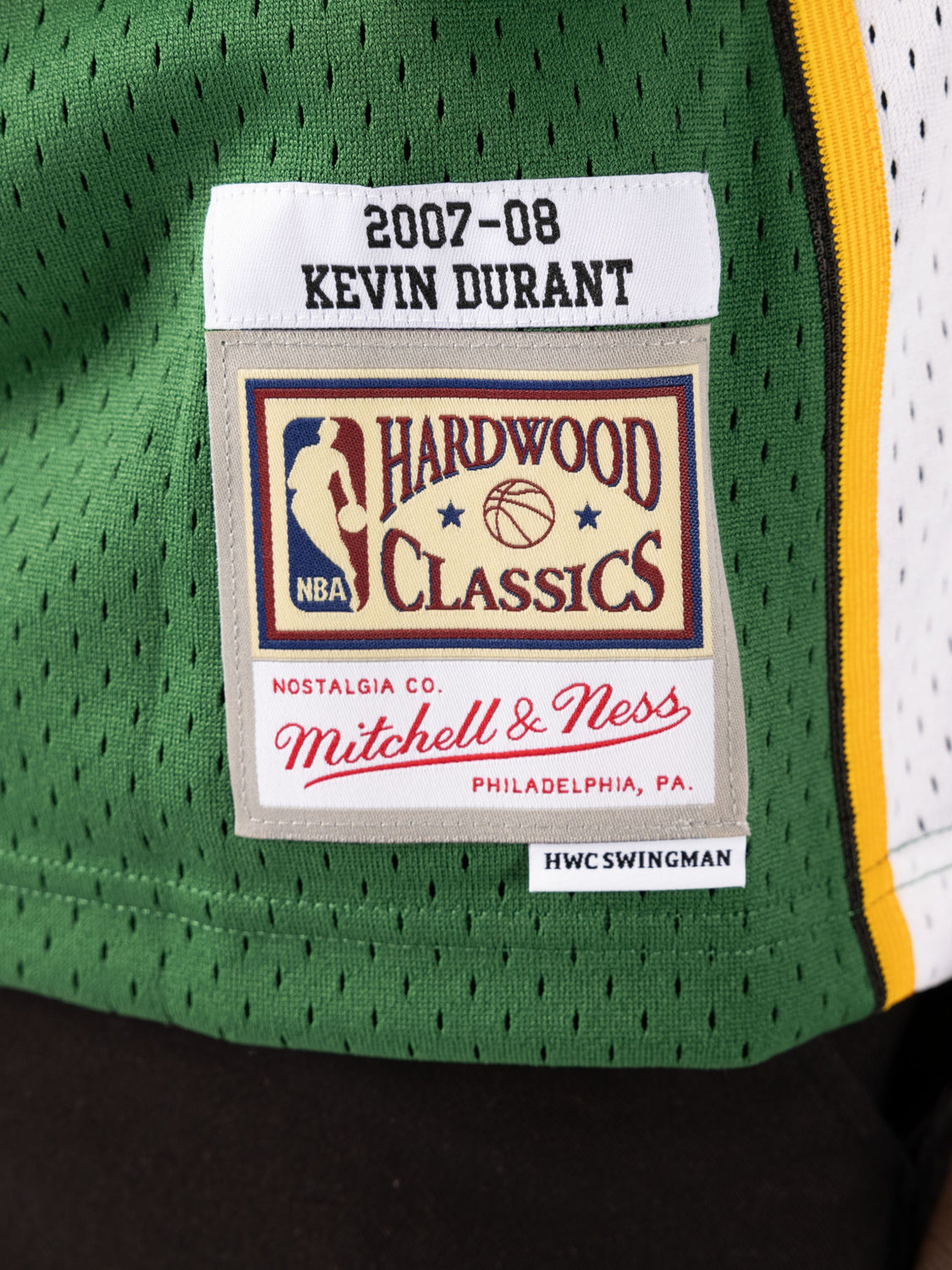 Seattle Supersonics Kevin Durant 2007 Hardwood Classics Swingman Jersey By  Mitchell & Ness - Dark Green - Mens