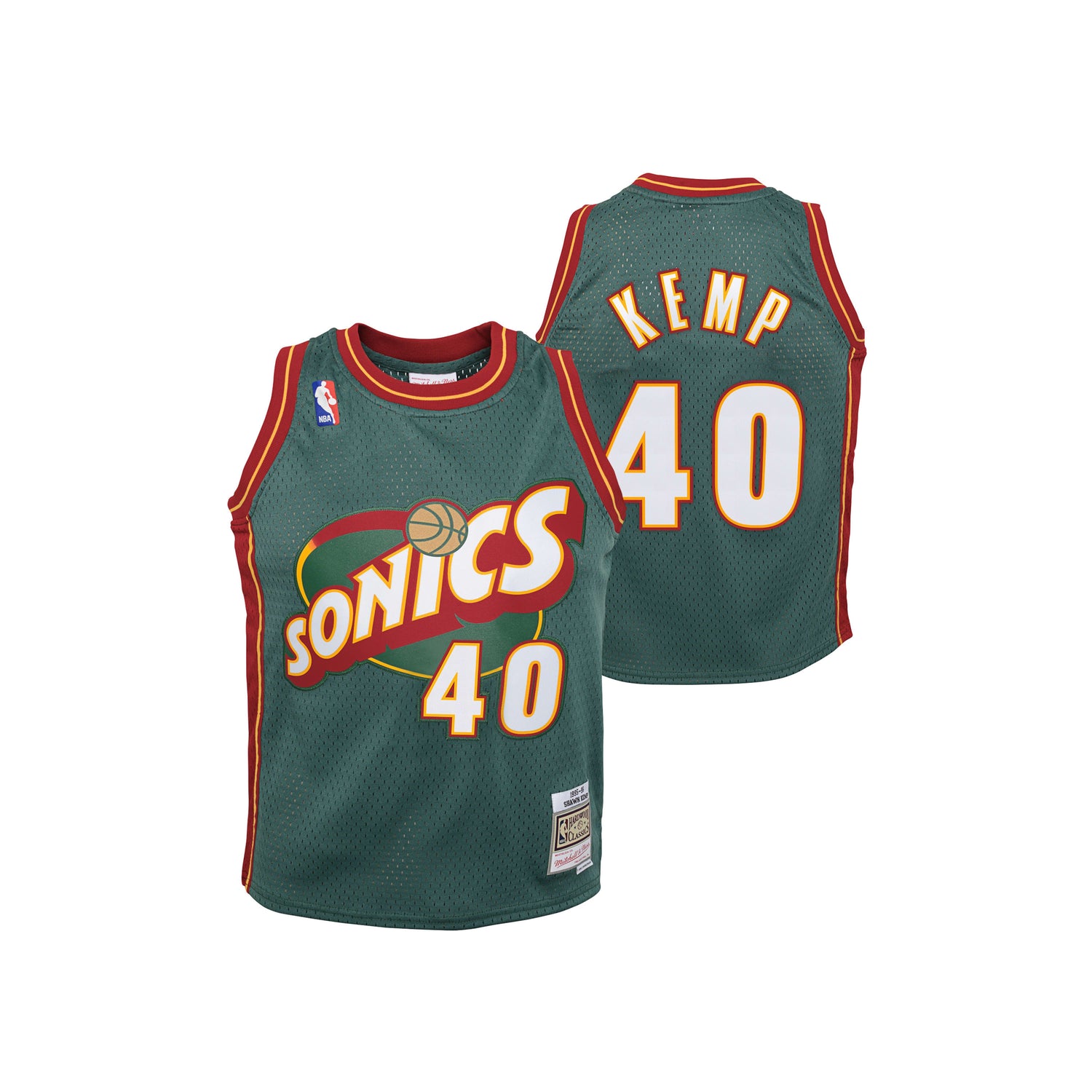 Mitchell & Ness Authentic Shawn Kemp Seattle SuperSonics 1995-96 Jersey