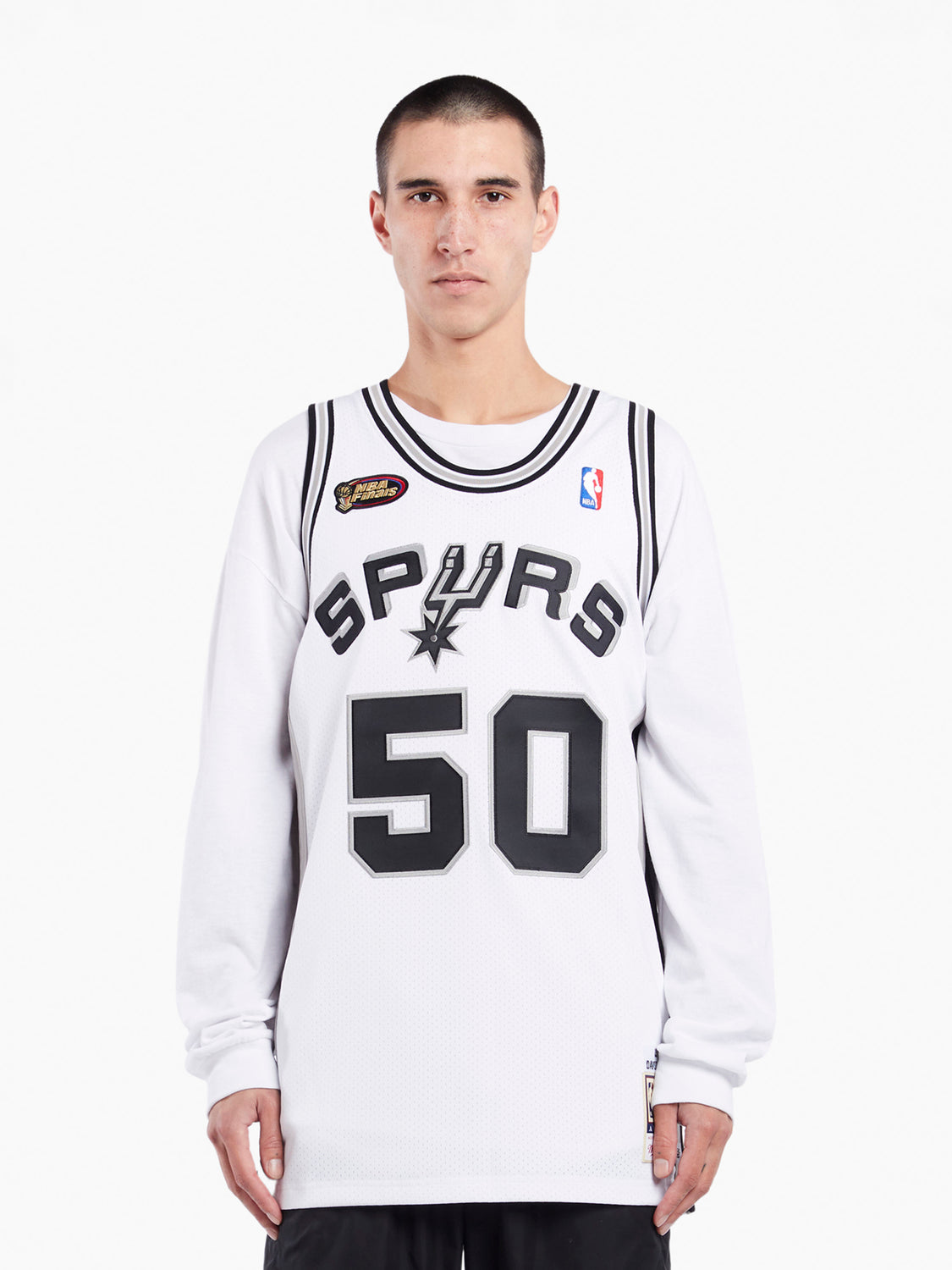 Mitchell & Ness Men's David Robinson San Antonio Spurs Authentic Jersey - White